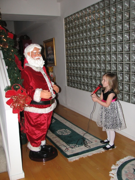 Singing to Santa