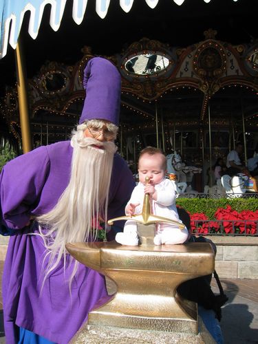Merlin and the Sword in the Stone
