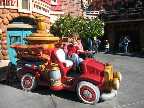 With Nana at Toontown