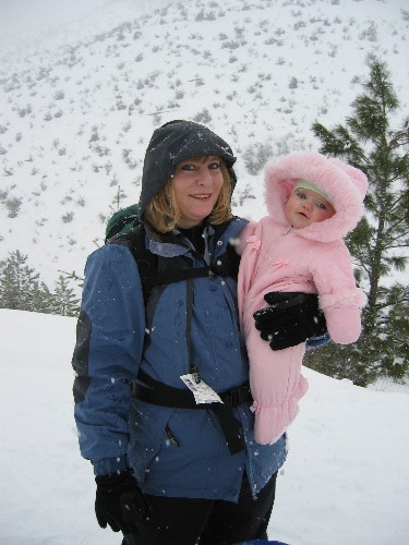 With Mommy