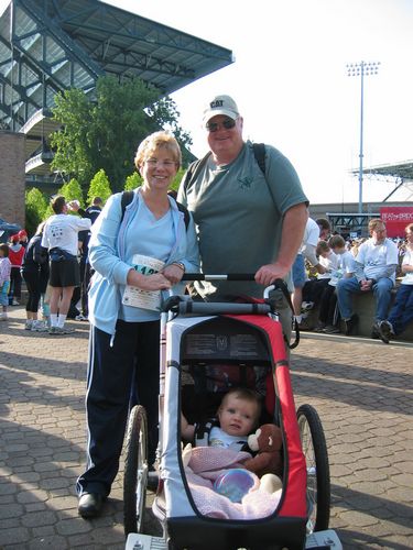 Walking with Brad and Sandy