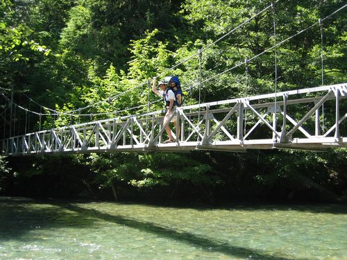 Crossing the Ohanapecoch River