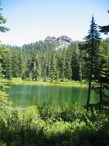 Lake Christine and Mount Beljica