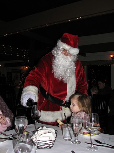 Santa at Wapato Point Cellars