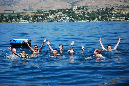 Chilling in Lake Chelan