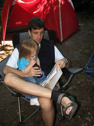 Trying to Sample Daddy's Beer