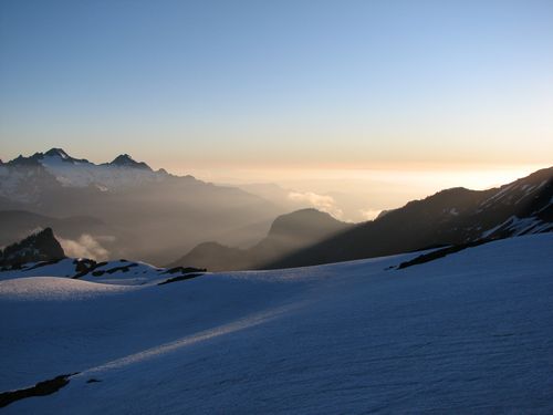 Twin Sisters Ridge at Dusk