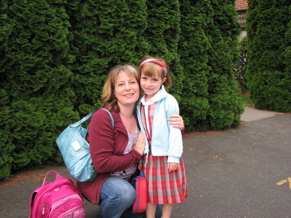 Waiting for her Teacher