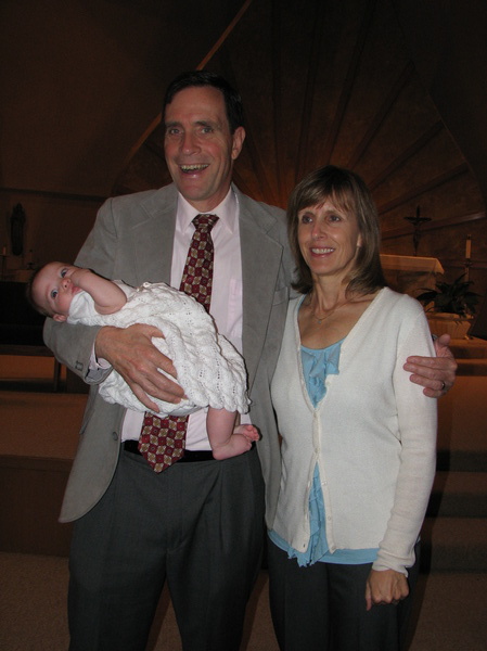 Godparents Steve and Julie