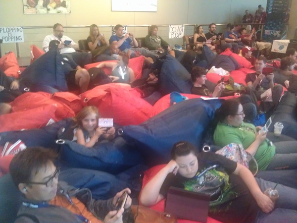 In a Handheld Lounge