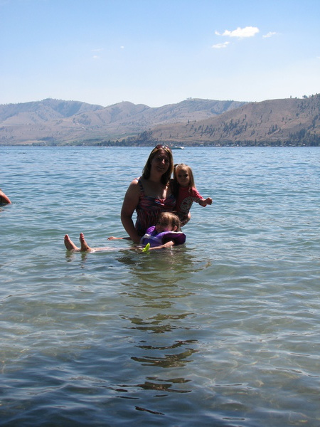Playing in the Lake