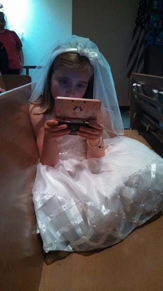 Perhaps not the traditional way to wait