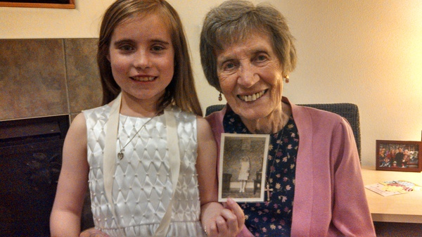 Picture of Grandma's First Communtion