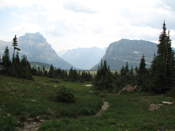 View Off Hidden Lake Lookout Trail