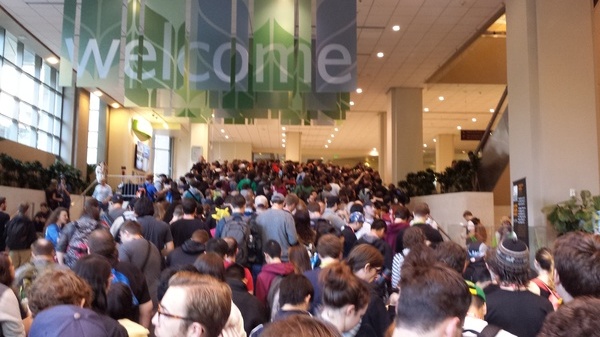 Line for the Second Day