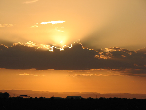 Sunset on Drive to Monterey