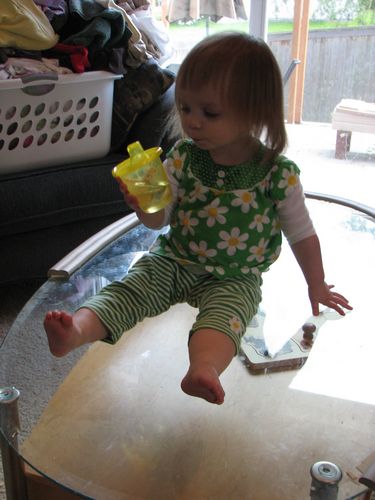 Climbing on the Table