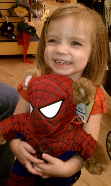 Spiderman Binkie Bear