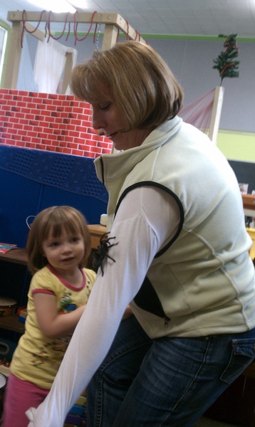 Tarantula on Mommy