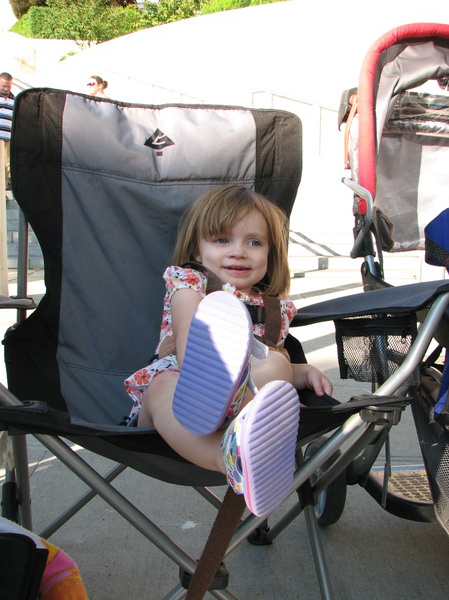 Waiting for the Torchlight Parade