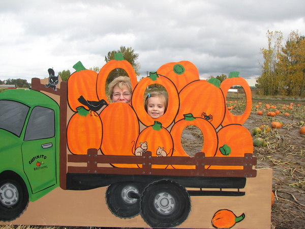 Pumpkin Peek with Nana