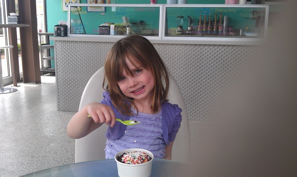Frozen Yogurt with Daddy