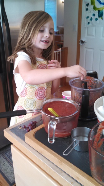 Making Grape Juice
