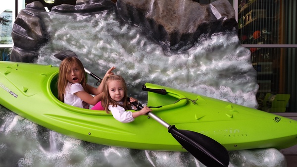 Kayaking at REI
