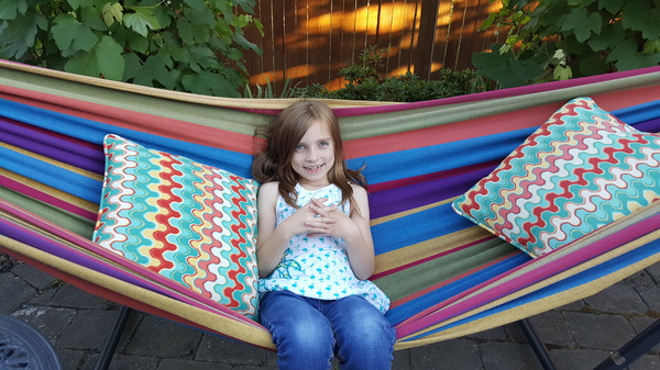 Relaxing on the Patio