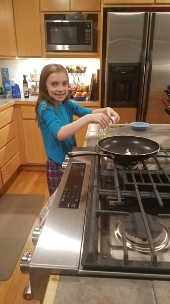 Making Breakfast for Mommy