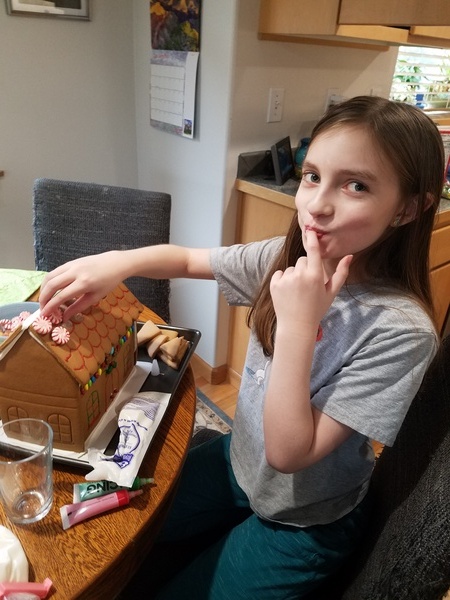 Making Gingerbread Houses