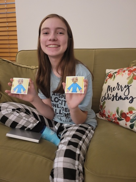 Stickers Made From Her Character