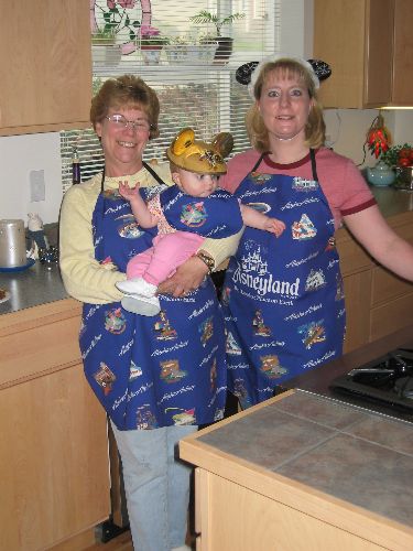 Baking Cookies with Nana and Mommy
