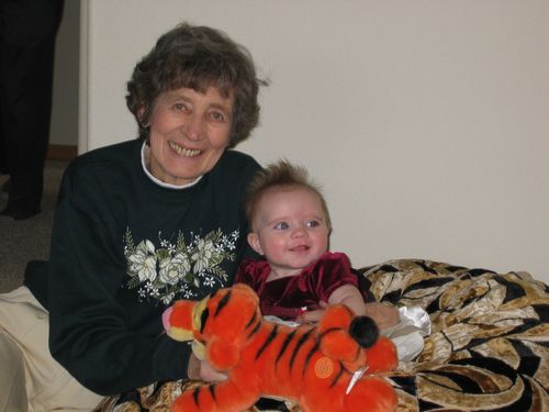 With Grandma on Christmas Eve