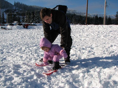 First Time Skiing