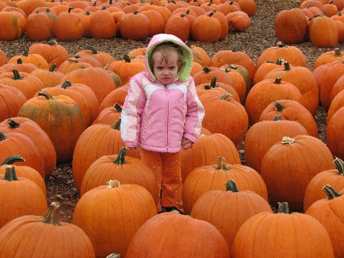 Grumpy Halloween (it was raining and she was sick)