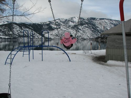 Swinging in the Snow