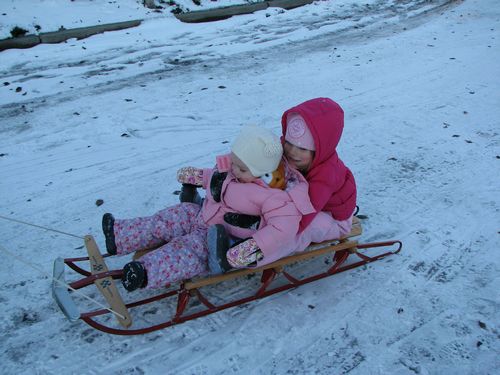 Sledding on Our Street