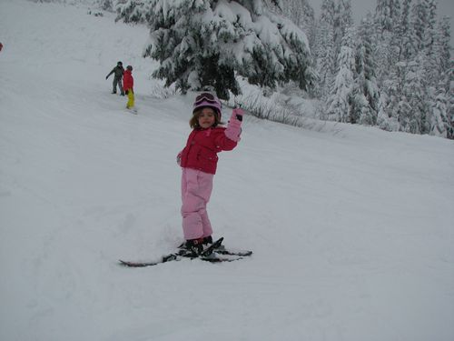 First Day Skiing