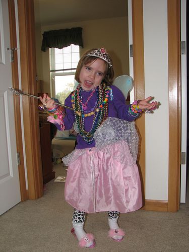 What happens when a four year old dresses herself