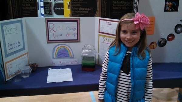 Rainbow Liquid Density Science Project