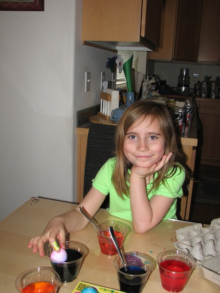 Dyeing Easter Eggs