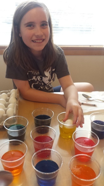 Dying Easter Eggs