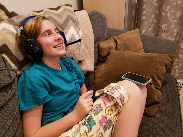 Playing Fortnite