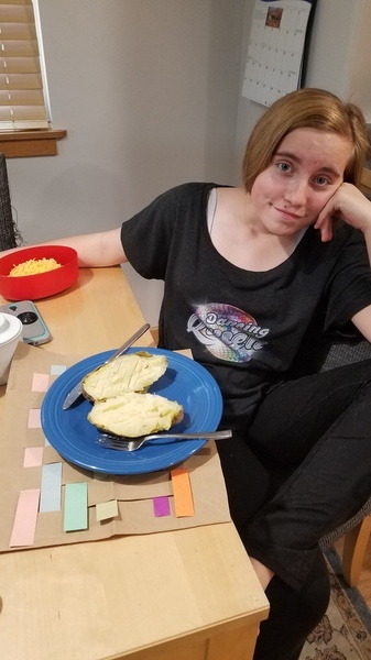 Placemat she made in 2nd grade.