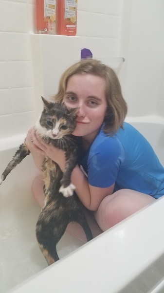 Bathing Molly