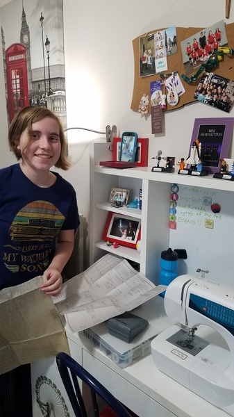Learning to Sew with Nana