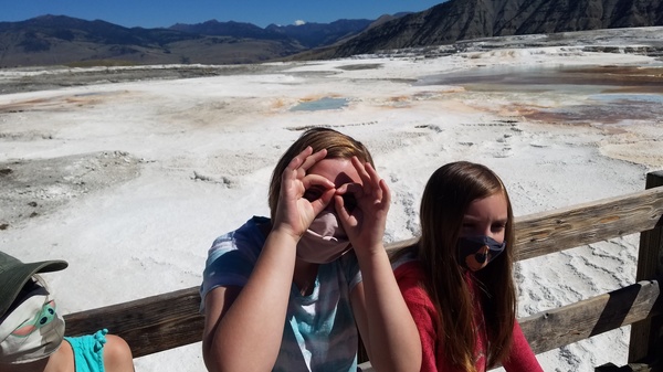 Canary Spring at Yellowstone National Park