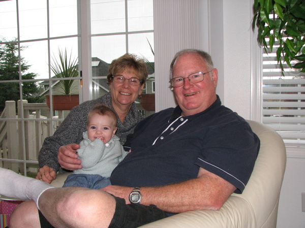 With Nana and Papa