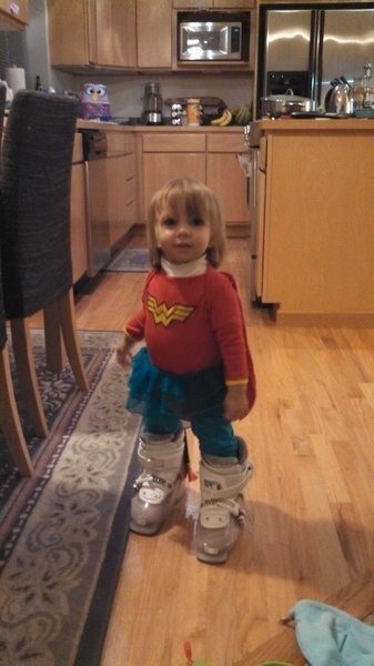 Big Sister's Ski Boots